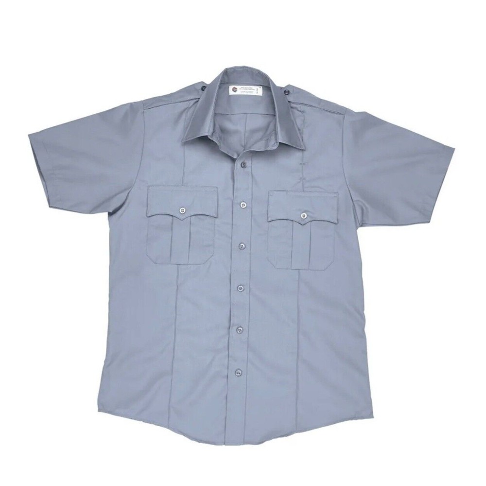 Liberty‎ Uniform 732MPB Short Sleeved Police Shirt - Police Blue Size Small